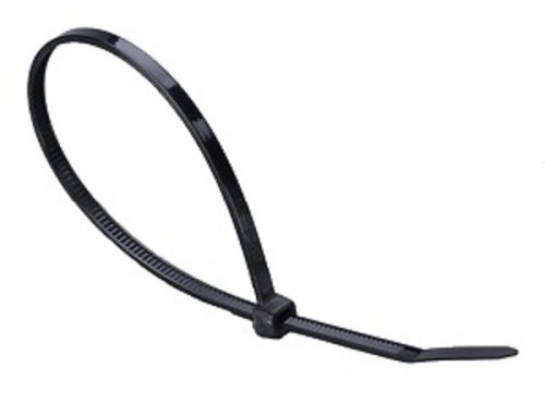 Стяжки нейлоновые Fortisflex КСС 5x200 (ч) (100шт.)  картинка